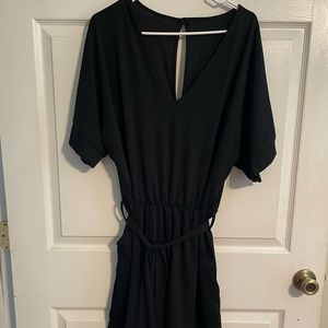 Dressy black romper XL.